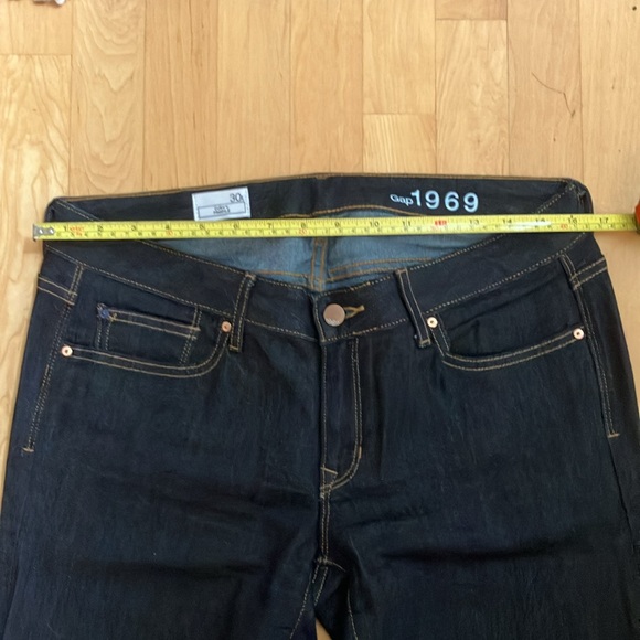 GAP Curve 30L bootcut dark denim tall long jeans - Picture 4 of 13